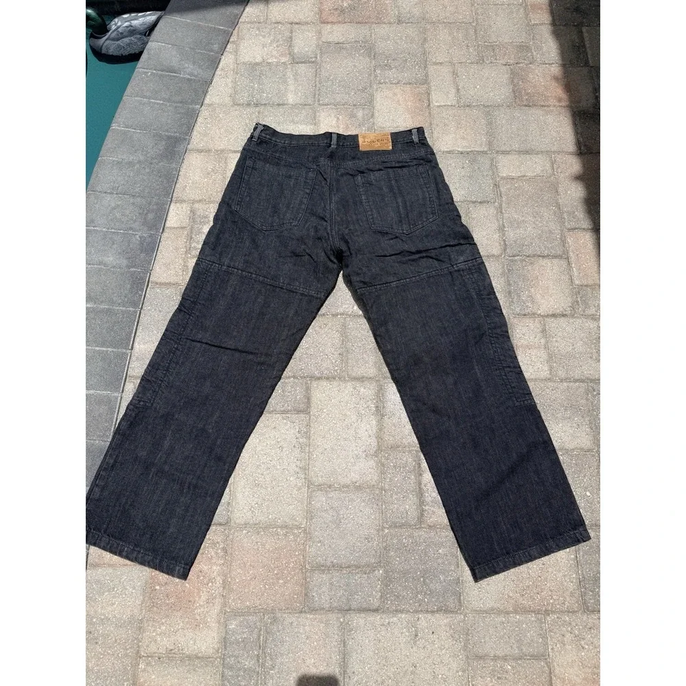 Sliders Made With Kevlar Motorcycle Riding Protective Black Jeans Men's 34x30 - Picture 1 of 9